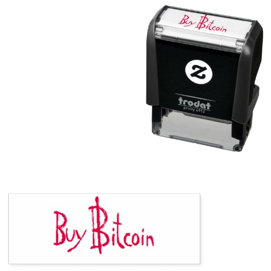 買Bitcoinオリジナルフォント自己インク入力スタンプ セルフインキングスタンプ (インサイチュ)