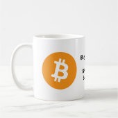 買Bitcoin銀行員のマグを短くする コーヒーマグカップ (左)