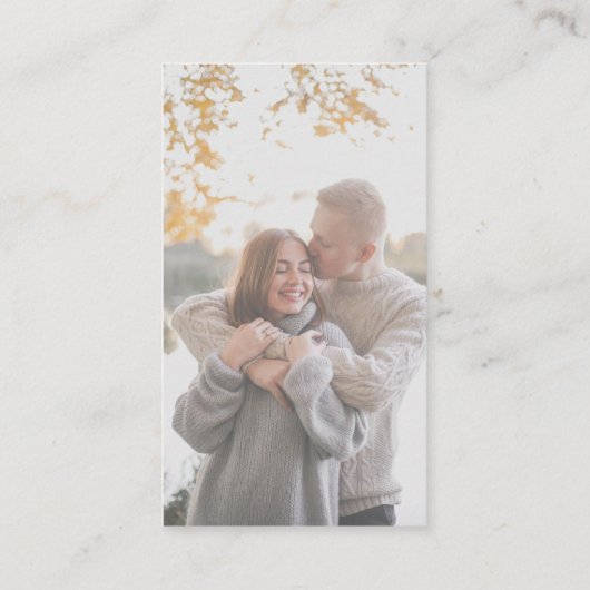 買Bride a Shot QRコード赤面 名刺 (裏面)