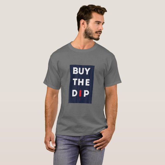 買Dip Crypto Cryptocurrencyコイン Tシャツ (正面フル)