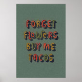 買Me Tacos、トレンディーウォールアートポスター ポスター (正面)