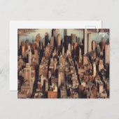 買nycマス郵便はがき地図 ポストカード (正面/裏面)