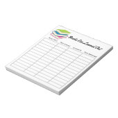 「貸し出した本」メモ帳 ノートパッド (回転)