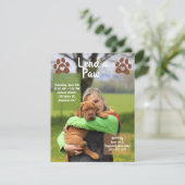 貸し手の肉球、動物保護施設のボランティア 招待状 (スタンド正面)