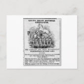 貸し素晴らしん国営サーカス広告 ポストカード (正面)