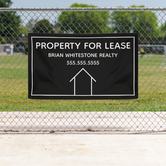 貸主実在の不動産マーケティング財産 横断幕 (インサイチュ)