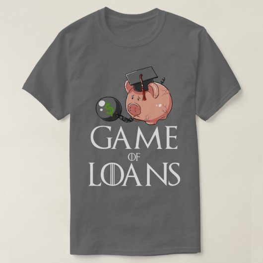 貸付けのゲーム Tシャツ (デザイン正面)