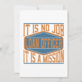 貸付け金役人-それは仕事、それです代表団ではないです サンキューカード (正面)