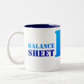 貸借対照表 ツートーンマグカップ (左)