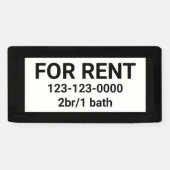 貸出サイン用バナー 横断幕 (横)