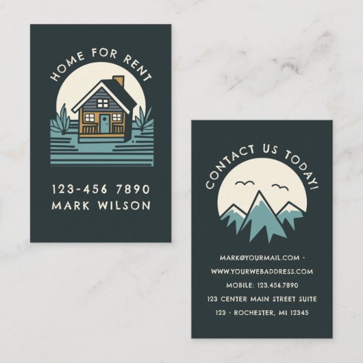 貸家 名刺 (正面/裏面)