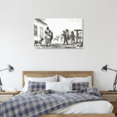 貸家、馬屋、山羊屋 キャンバスプリント (インサイチュ (寝室))