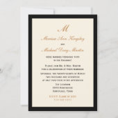 費用を抑えた結婚式後パーティーの招待状 招待状 (正面)