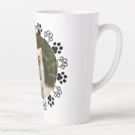 費用対効果の高い犬のポートレート犬 カフェラテマグ