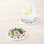 費用対効果の高い犬のポートレート犬 コースター (側面)