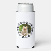 費用対効果の高い犬のポートレート犬 スリム缶クーラー (Seltzer正面)