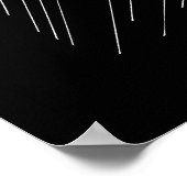 貼り付け手描きロゴ配列ポスタープリント ポスター (角)