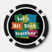 貼り合わせトランプのポーカーチップ ポーカーチップ (裏面)