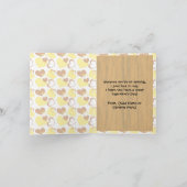 貼り合わせピーナッツバターバレンタイン シーズンカード (内部)