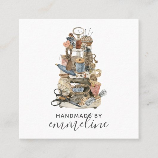 貿易お洒落の船員用具 スクエア名刺 (正面)