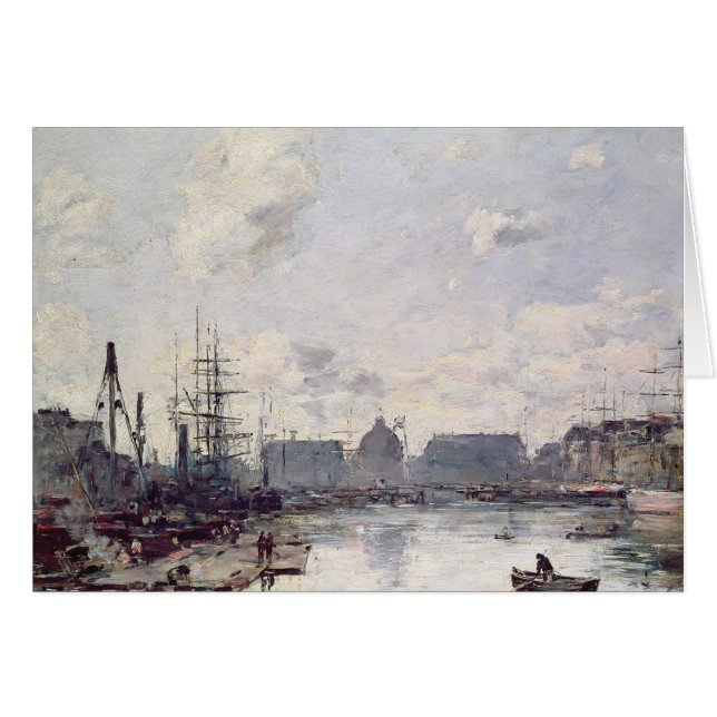 貿易の港、ルアーブル1892年 (正面横)