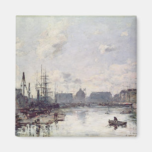 貿易の港、ルアーブル1892年 マグネット