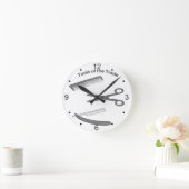 貿易の理容師用具 ラウンド壁時計 (ホーム)