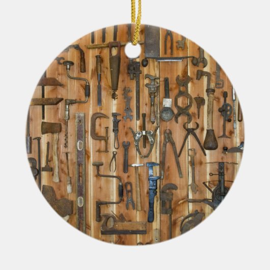 貿易の用具 セラミックオーナメント (正面)