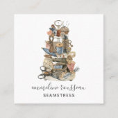 貿易の船乗り道具 スクエア名刺 (正面)