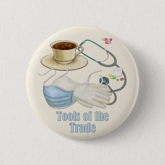 貿易の道具 缶バッジ (正面)