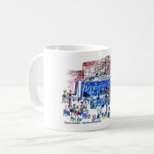 貿易マグおよび多くの夏 コーヒーマグカップ (正面左)