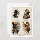 貿易ヴィンテージの複合ポートレート ポストカード (正面/裏面)