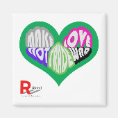 貿易愛を作る貿易戦争の磁石 マグネット (正面)