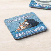 貿易戦争で全艦が沈む コースター (左側)