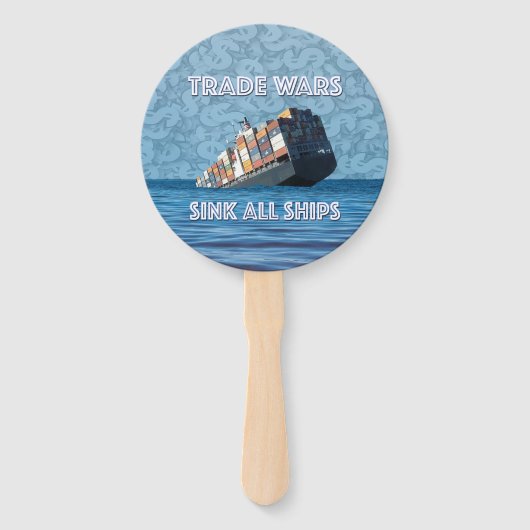 貿易戦争で全艦が沈む ハンドファン (正面)