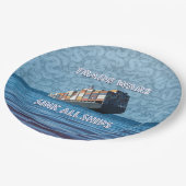 貿易戦争で全艦が沈む ペーパープレート (アングル)