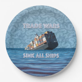 貿易戦争で全艦が沈む ペーパープレート