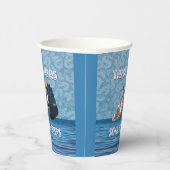 貿易戦争で全艦が沈む 紙コップ (右)