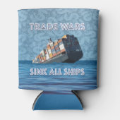 貿易戦争で全艦が沈む 缶クーラー (正面)