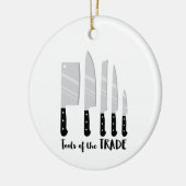 貿易手段 セラミックオーナメント (左)