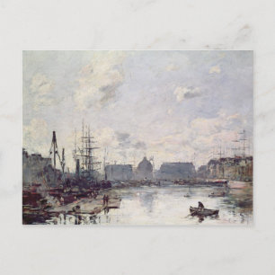 貿易港，ルアーブル， 1892 ポストカード
