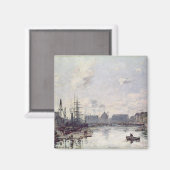 貿易港，ルアーブル， 1892 マグネット (正面/裏面)