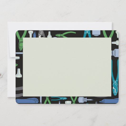 貿易用電気工具 招待状 (裏面)