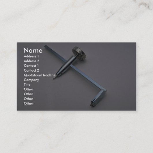 貿易石膏ボードの円のカッターの用具 名刺 (正面)