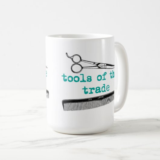 貿易美容師または理容師のマグの用具 コーヒーマグカップ (正面右)