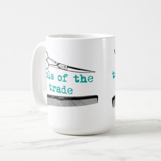 貿易美容師または理容師のマグの用具 コーヒーマグカップ (正面左)