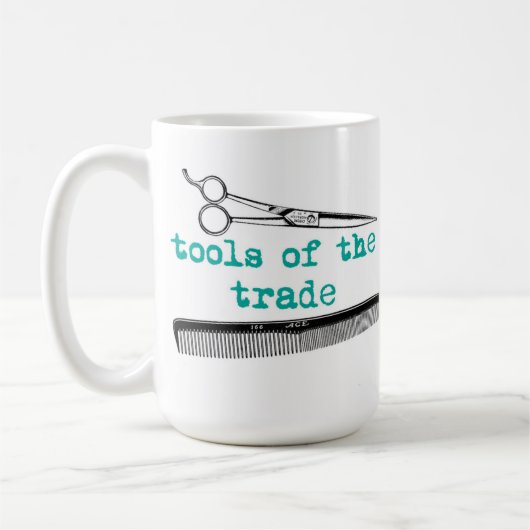 貿易美容師または理容師のマグの用具 コーヒーマグカップ (左)