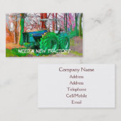 貿易農業 名刺 (正面/裏面)