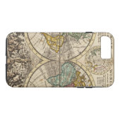 貿易風が付いている全世界の新しい地図 Case-Mate iPhoneケース (裏面(横))