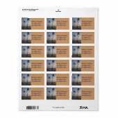 貿易風の入った夕日 ラベル (フルシート)